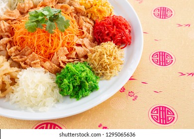 Colourful Yee Sang - A dish usually presented during Chinese New Year