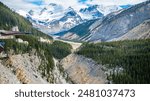 Columbia Icefields Skywalk Valley in Banff National Park, Alberta, Canada