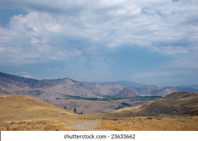 Columbia Plateau Surrounded By Low Mountains In Eastern Washington