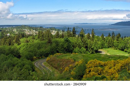 Columbia River At Astoria