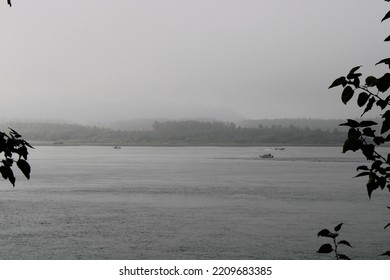 Columbia River Gorge Early Morning Fog