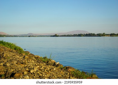 Columbia River In Tri-Cities Washington State