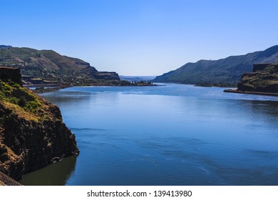 Columbia River, View From Washington Bank