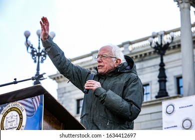 Columbia, SC/ USA January 20, 2020 : Eight Candidates Currently Vying For The Democratic Party Nomination For President Came To March And Speak To A Large Gathering For King Day At The Dome.