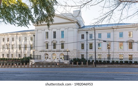 COLUMBIA, SC, USA-8 JAN 2020:  The Bratton Davis U.S. Bankruptcy Courthouse, Built In 1936.