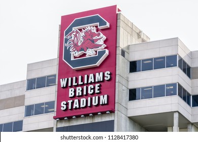 COLUMBIA, SC/USA JUNE 5, 2018: Williams Brice Stadium On The Campus Of The University Of South Carolina.