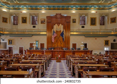 COLUMBIA, SOUTH CAROLINA - DECEMBER 9: South Carolina House Of Representatives Chamber On December 9, 2014 In Columbia, South Carolina