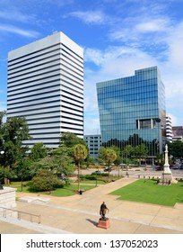 The Columbia, South Carolina Skyline.