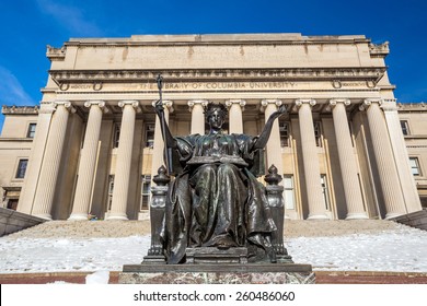 Columbia University Of New York In Winter