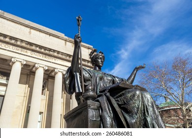 Columbia University Of New York In Winter