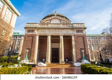 Columbia University Of New York In Winter