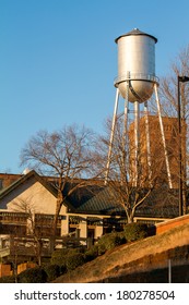 Columbus GA Water Tower Next To Chattahoochee River