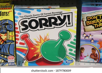 Columbus Ohio December 16, 2020
Hasbro Sorry Board Game.