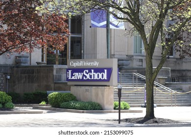 Columbus Ohio May 1, 2022 Capital University Law School Near Downtown Columbus.