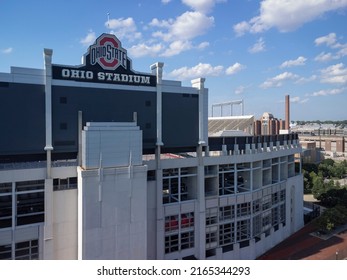 Columbus, Ohio - May 29, 2022: The Ohio State University Buckeyes' NCAA College Football Stadium