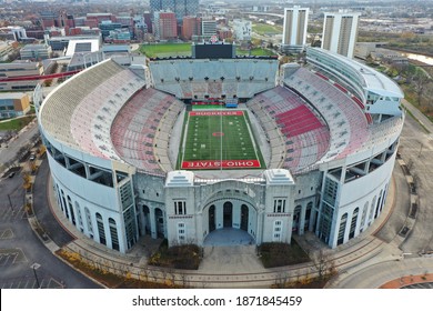 Columbus Ohio November 30, 2020
Aerial Views Of Ohio Stadium On The Campus Of Ohio State University