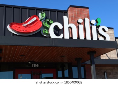 Columbus Ohio November 5, 2020
Chili's Restaurant Diner.