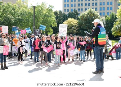 Columbus Ohio October 08, 2022
Anti- Abortion Rally In Front Of The State House In Downtown Columbus