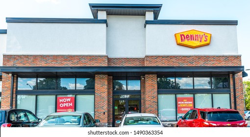 Columbus, Ohio / USA - August 28 2019: Denny's Restaurant