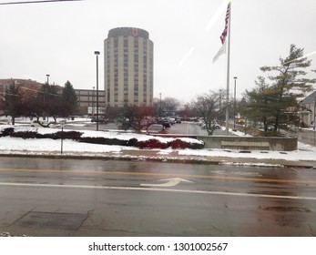 Columbus, Ohio, USA, Jan. 17, 2019: University Hospital East Is Part Of The Ohio State University Hospital System.