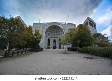 COLUMBUS, OHIO-OCTOBER 5, 2014:  The Ohio State University Is Home To The Buckeyes Who Play Their Home Football Games At Ohio Stadium, Also Known At 