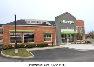 Columbus, OH/USA April 10,2019:Huntington Bancshares is a bank holding company headquartered in Columbus, Ohio. The company is ranked 610th on the Fortune 500 and is among the largest banks in the US.