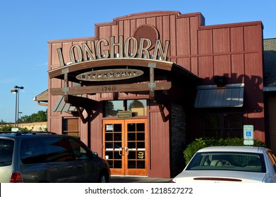 Columbus,OH - July 24, 2017: Longhorn Steakhouse Is A Casual Dining Restaurant Chain Serving Steaks And Other Western Food Menu Items.