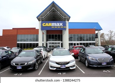 Columbus,Ohio/USA April 24, 2019: CarMax Is The United States' Largest Used-car Retailer And A Fortune 500 Company.