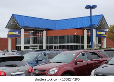 Columbus,Ohio/USA April 24, 2019: CarMax Is The United States' Largest Used-car Retailer And A Fortune 500 Company.