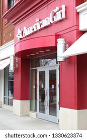 Columbus,Ohio/USA February 28,2019: American Girl Is A Popular Retail Store For Dolls, Clothes, Doll Furniture, Doll Accessories, Books, And More. 