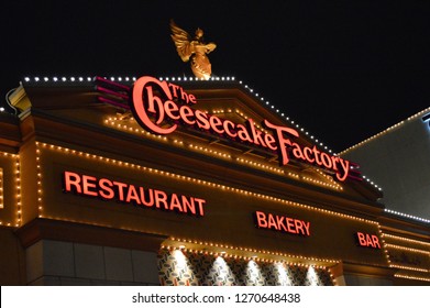 Columbus,OH/USA December 22,2018: Cheesecake Factory Easton Town Center