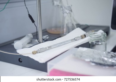 It Is A Column (c-18) Of High Performance Liquid Chromatography (HPLC)