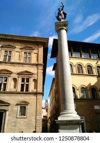 Column Justice Florence Italy Column Originally Stock Photo 1250878804 ...