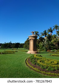 Column In Royal Botanical Gardens In Sydney, NSW, Australia