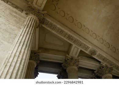 Columns of the Kazan Cathedral in St. Petersburg.  - Shutterstock ID 2296842981