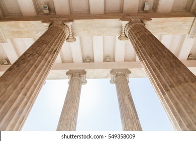 Columns Looking Up