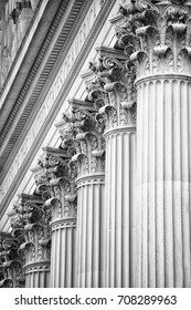 Columns At The National Archives Building