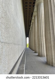 Columns At Parthenon In Nashville Tennessee