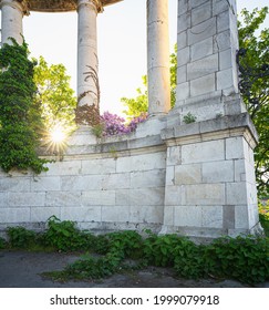 Columns At The Sculpture Of San Gerard On Gellért Hill