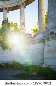 Columns At The Sculpture Of San Gerard On Gellért Hill