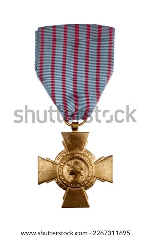 The Combatant's Cross is a French decoration that recognizes, as its name implies, those who fought in combat for France.