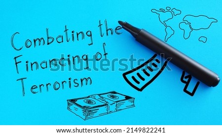 Combating the Financing of Terrorism CFT is shown using a text