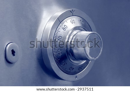 Combination dial safe lock and key lock