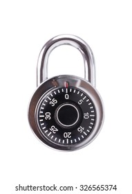 combination lock, digital code isolated on white background - Shutterstock ID 326565374