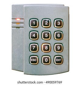 Combination Lock For Door Closeup Isolate