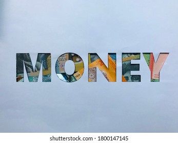 Combination Of Various Banknotes As Background. / Money Is Any Object That Is Generally Accepted As Payment For Goods And Services And Repayment Of Debts In A Given Country Or Socio-economic Context.