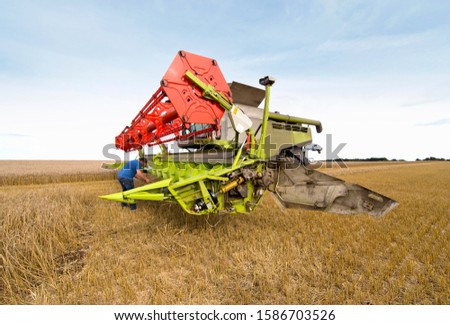 Similar – Image, Stock Photo Agricultural machinery.