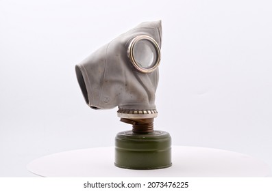 Combined Arms Gas Mask On A White Background 3d 360 2021