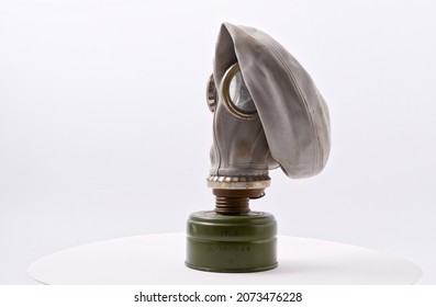 Combined Arms Gas Mask On A White Background 3d 360 2021