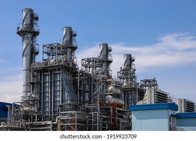 Combined-Cycle Power Plant 2 Block Is Consist Of Gas Turbine Generator 2 Units Heat Recovery Steam Generator 2 Units And Steam Turbine Generator 1 Unit Per Each Block. 